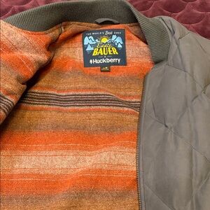 Eddie Bauer x Huckberry Men's Down Jacket - Gray and Orange